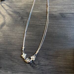 Elegant Gold and Silver Necklace